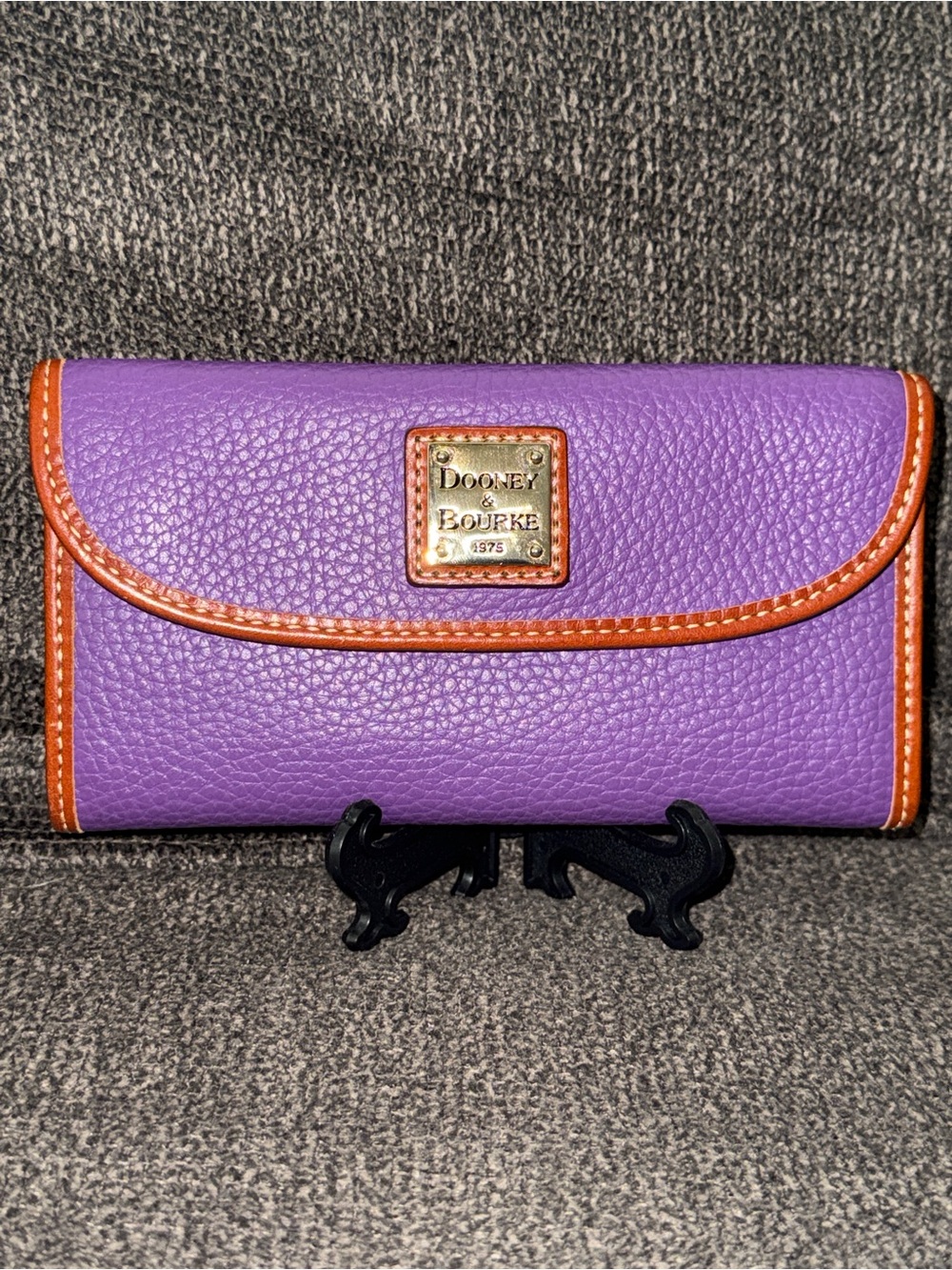 Dooney and Bourke Continental Clutch in Violet